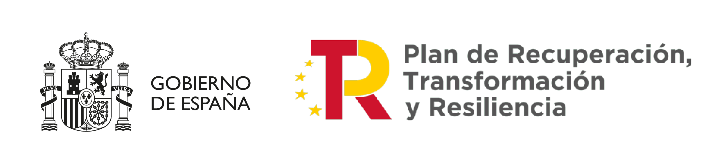 Logotip a color de "Plan Recuperación - Gobierno de España".