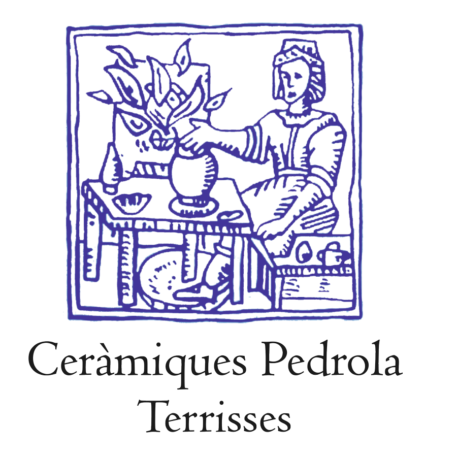 Logo a color de Ceràmiques Pedrola Terrisses.